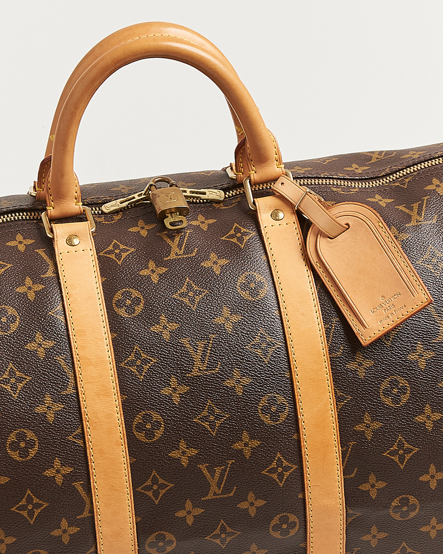 Men | Louis Vuitton Pre-Owned Keepall Bandouliére 55 Monogram | Louis Vuitton Pre-Owned | Keepall Bandouliére 55 Monogram