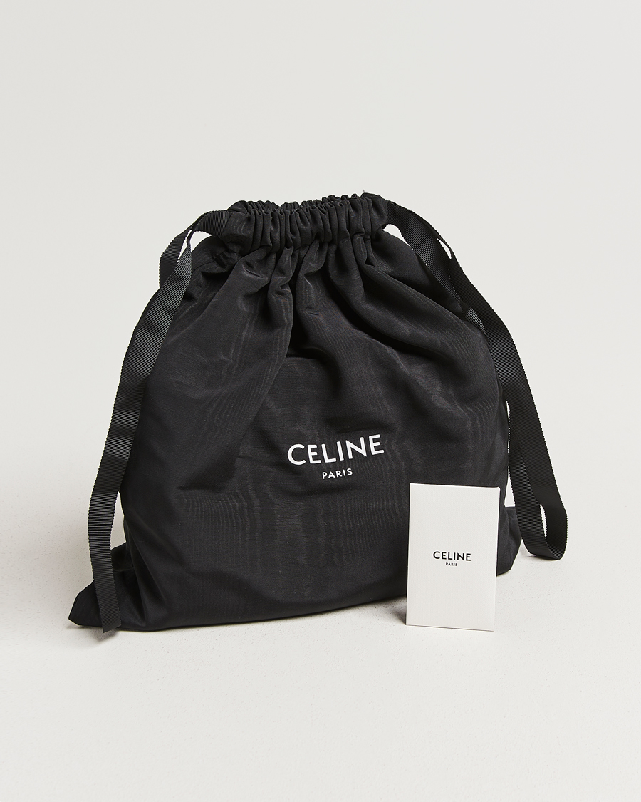 Men | Celine Pre-Owned Trio Bag Medium Leather Black | Celine Pre-Owned | Trio Bag Medium Leather Black