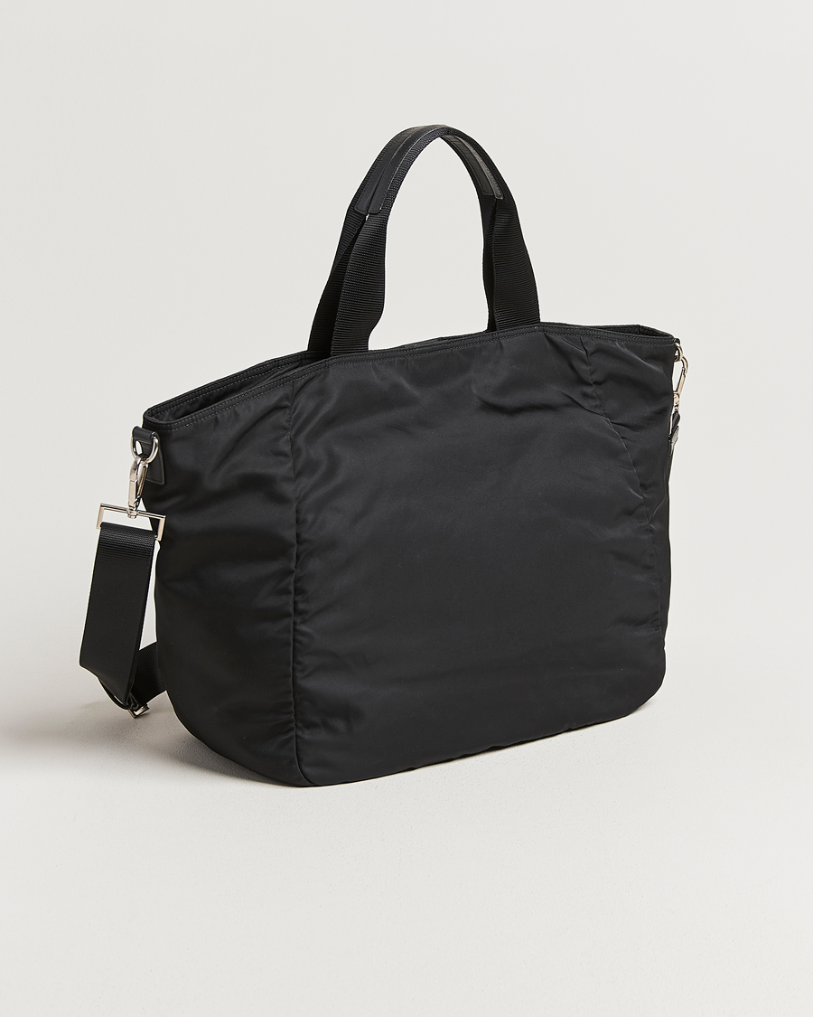 Men | Prada Pre-Owned 2 Way Boston Bag Tessuto Nylon Black | Prada Pre-Owned | 2 Way Boston Bag Tessuto Nylon Black