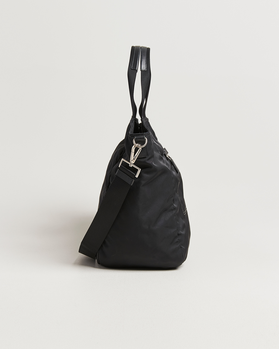 Prada Pre-Owned 2 Way Boston Bag Tessuto Nylon Black at CareOfCarl.com