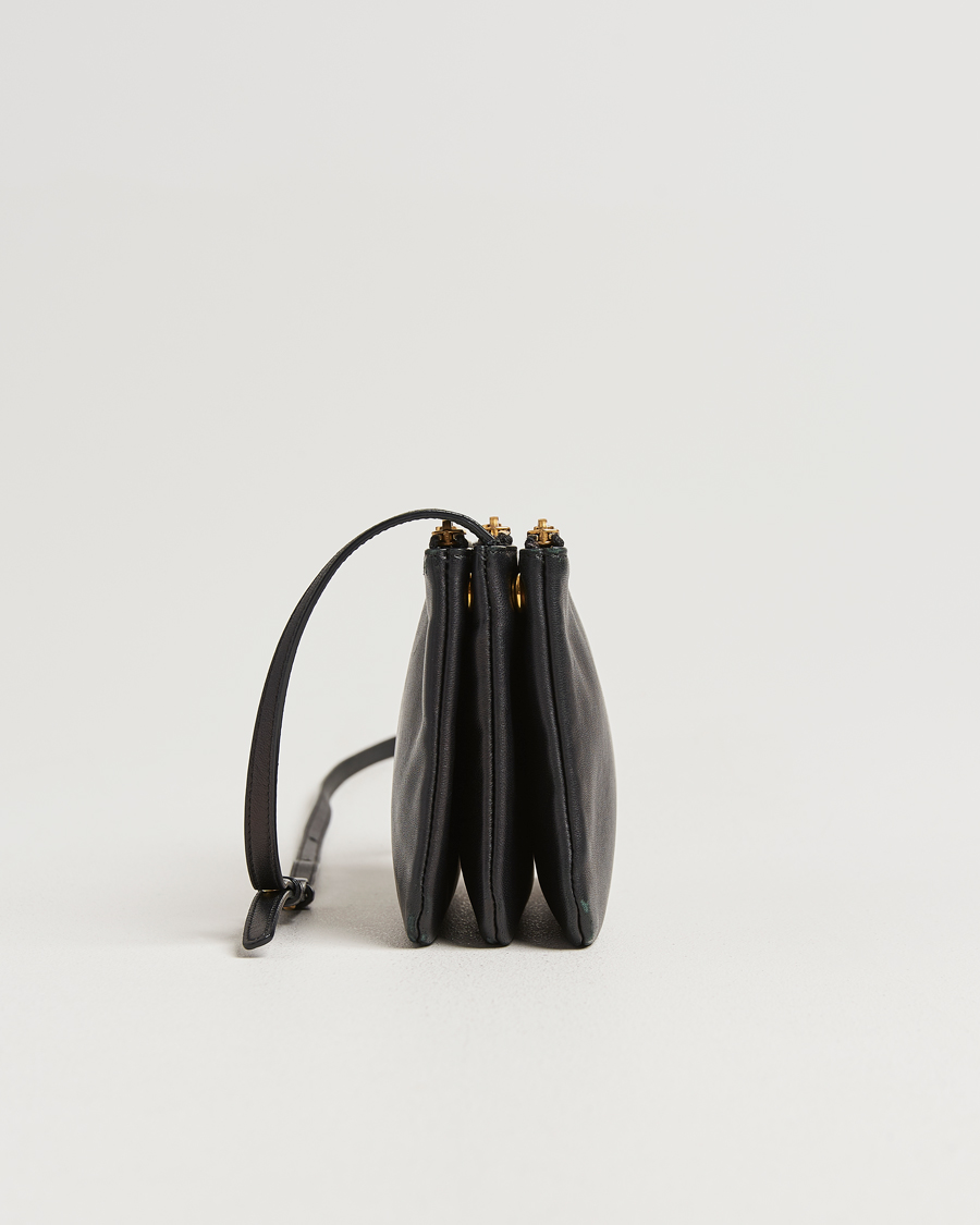 Men | Celine Pre-Owned Trio Bag Small Leather Black | Celine Pre-Owned | Trio Bag Small Leather Black