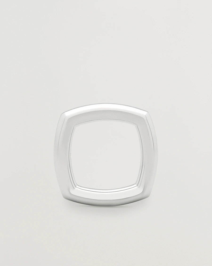 Men | Jewellery | Tom Wood | Frame Ring Slim Silver