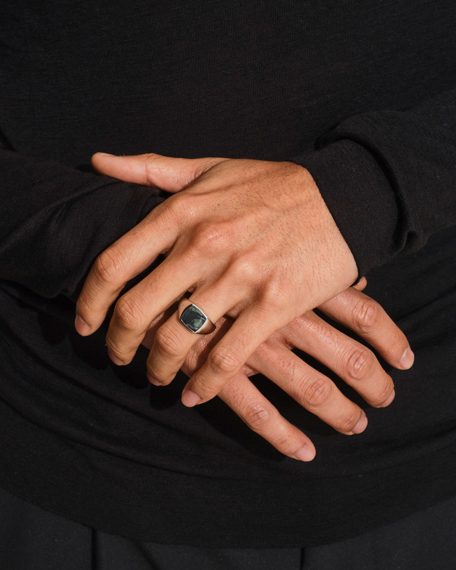 Tom Wood Kay Ring Kambaba Silver at CareOfCarl.com