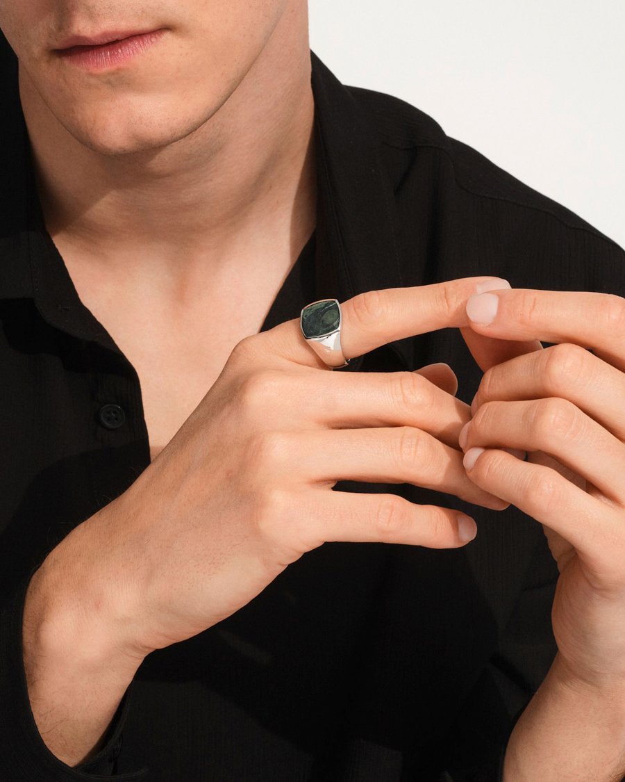 Tom Wood Cushion Ring Kambaba Silver at CareOfCarl.com