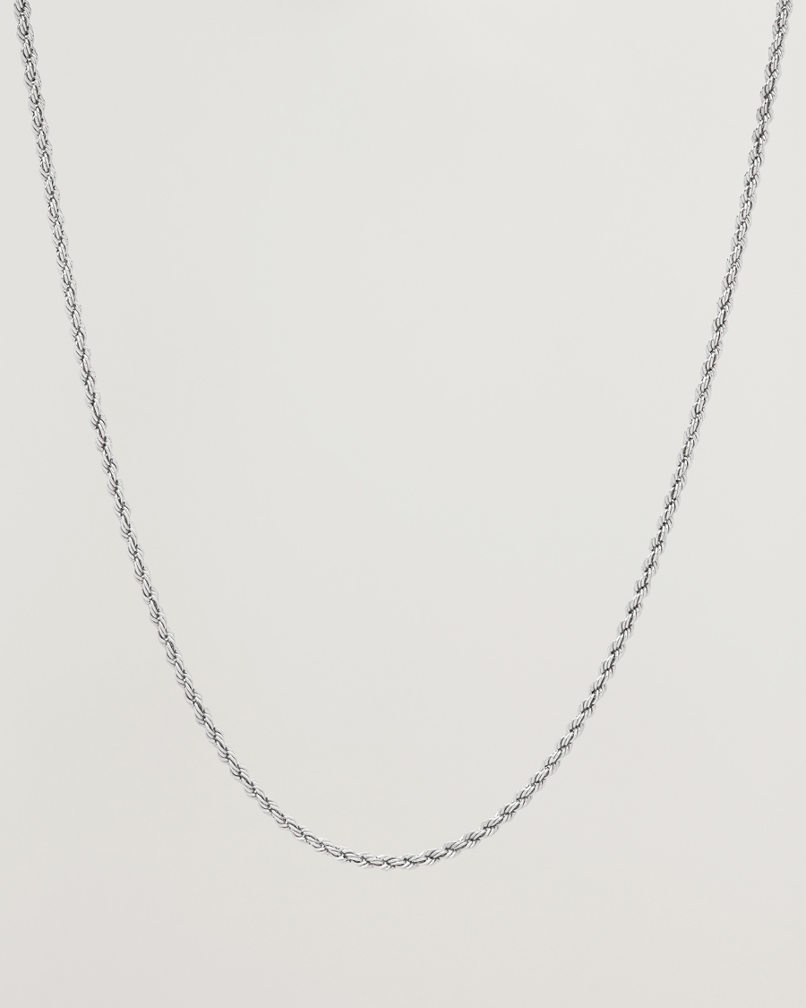 Men | Jewellery | Tom Wood | Rope Chain Silver