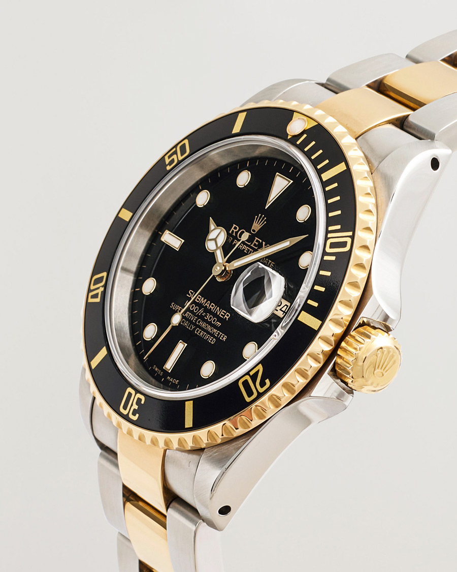Men | Rolex Pre-Owned Submariner Oyster Perpetual Two Tone Black | Rolex Pre-Owned | Submariner Oyster Perpetual Two Tone Black
