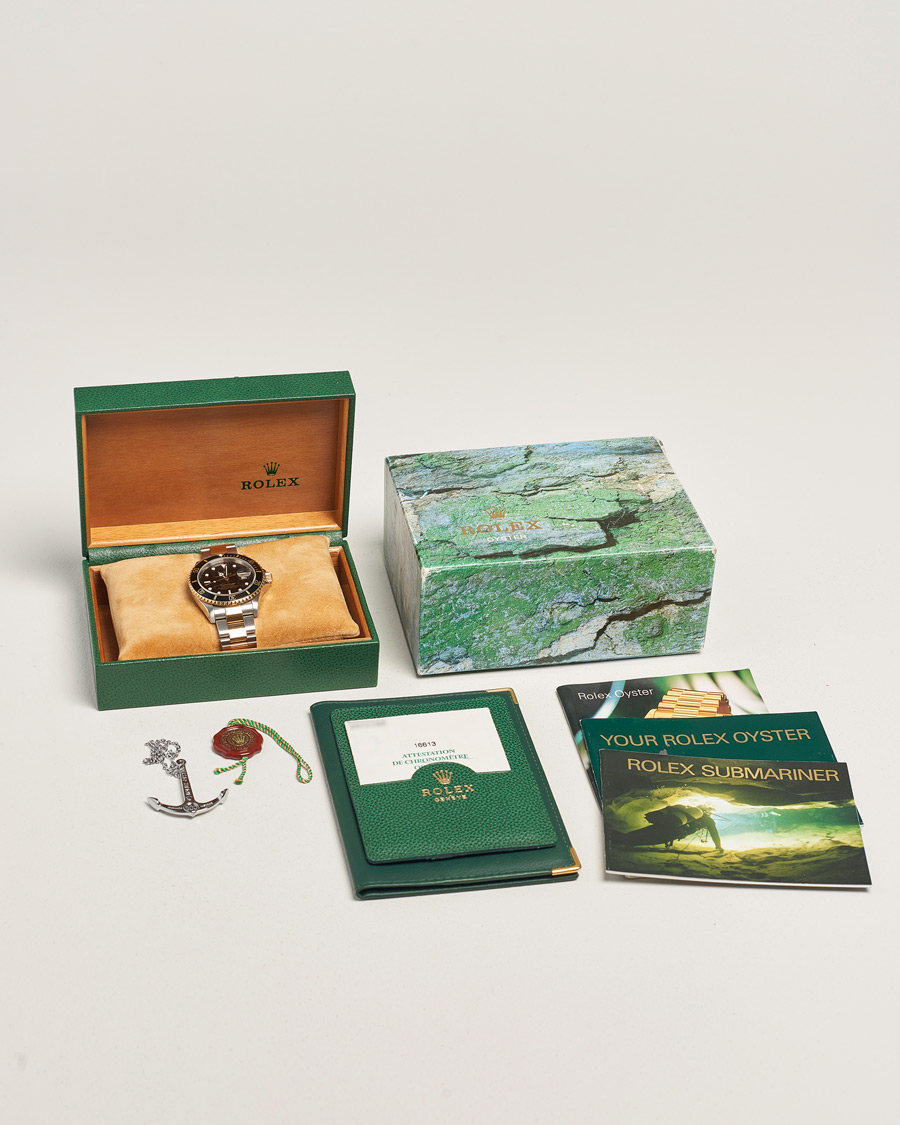 Men | Rolex Pre-Owned Submariner Oyster Perpetual Two Tone Black  | Rolex Pre-Owned | Submariner Oyster Perpetual Two Tone Black 