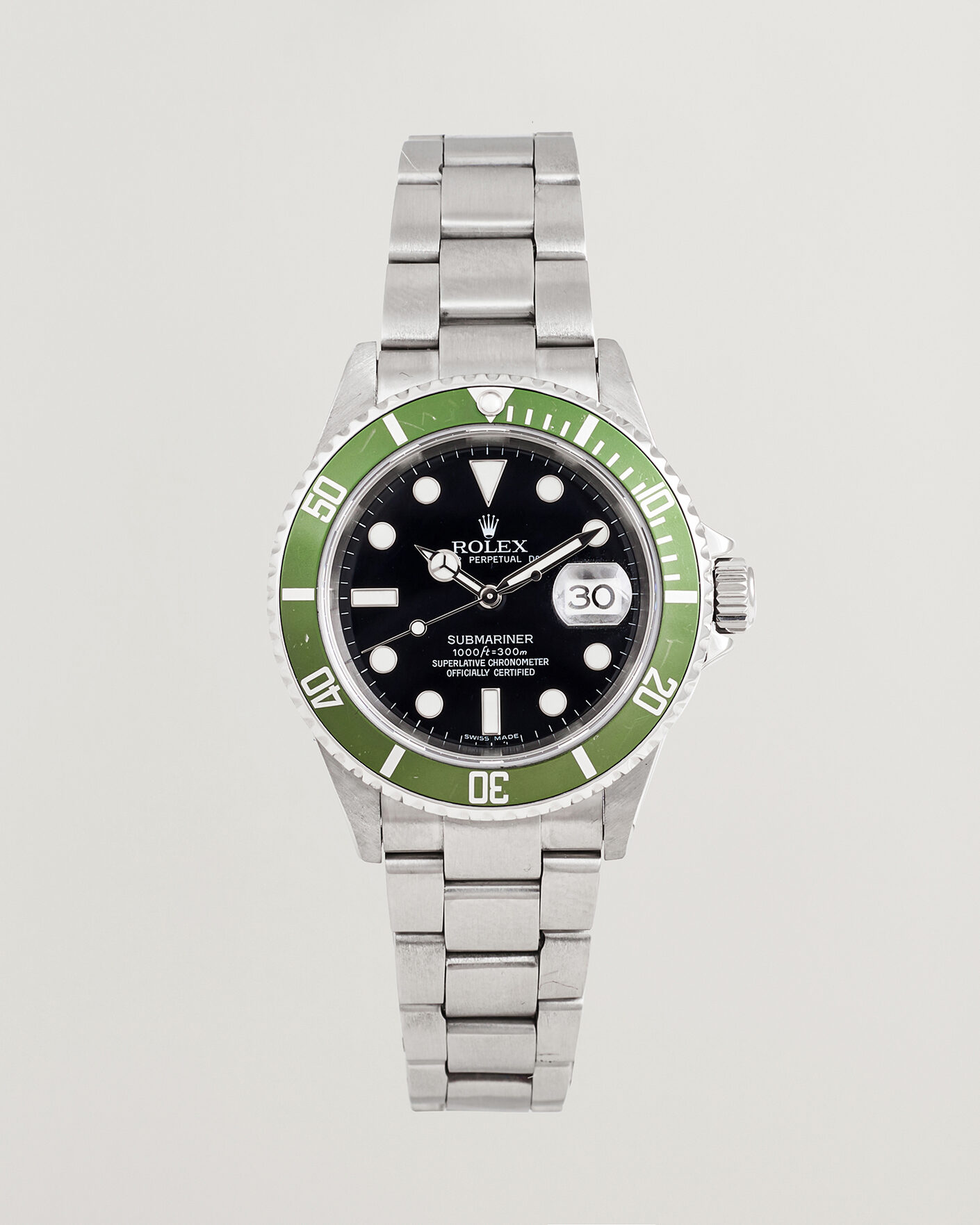 Men | Pre-Owned & Vintage Watches | Rolex Pre-Owned | Submariner Date Kermit