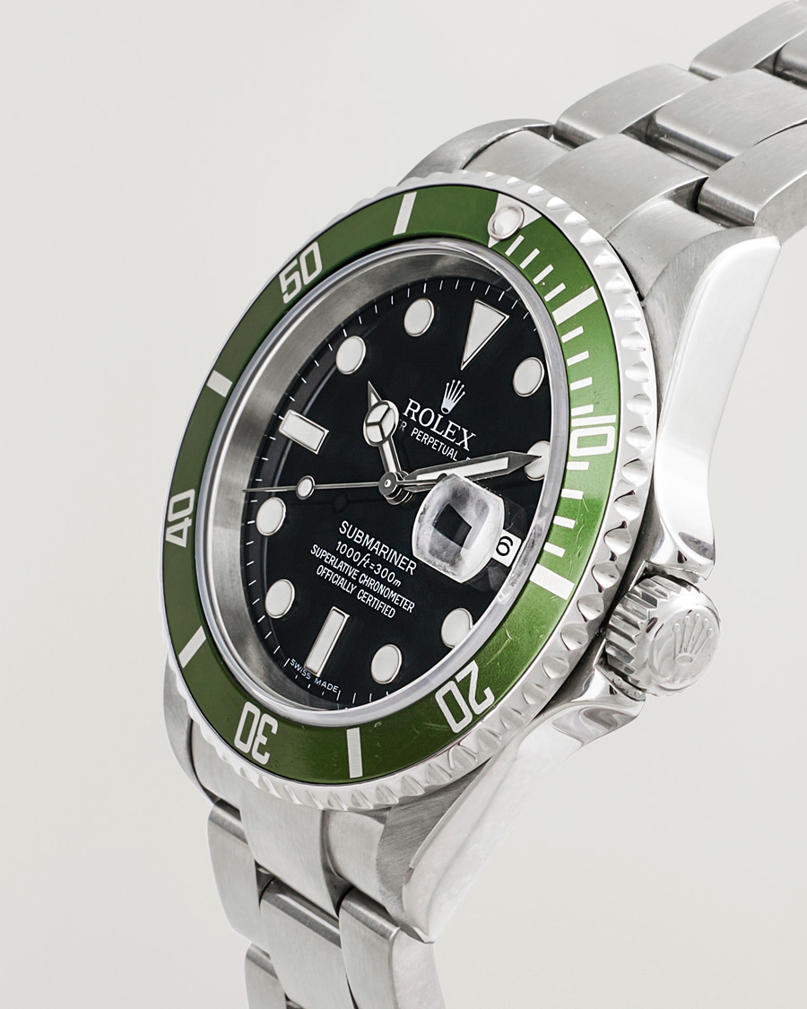 Men | Pre-Owned & Vintage Watches | Rolex Pre-Owned | Submariner Date Kermit
