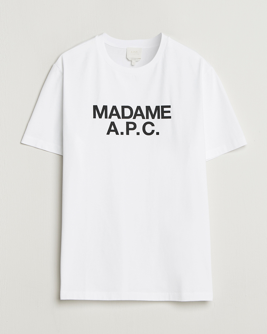 Men | T-Shirts | A.P.C. | Madame T-Shirt White