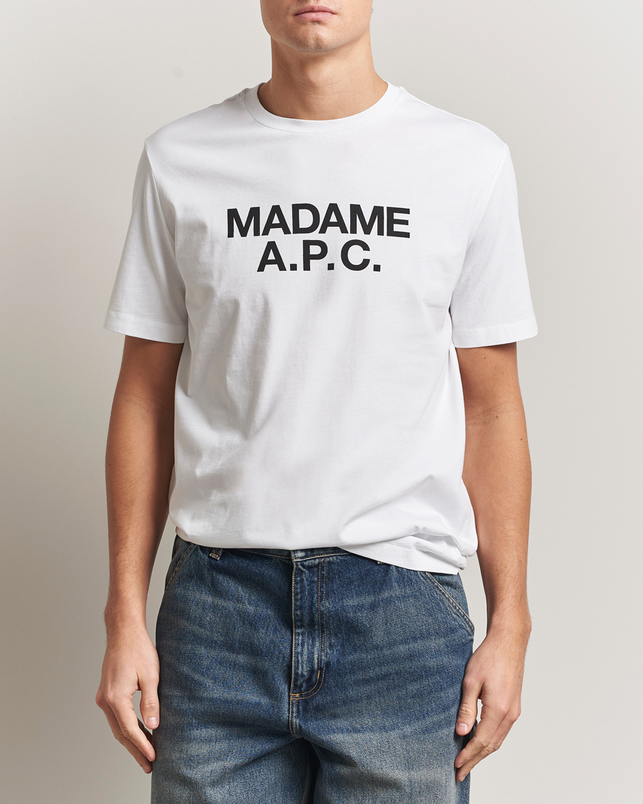 Men | T-Shirts | A.P.C. | Madame T-Shirt White