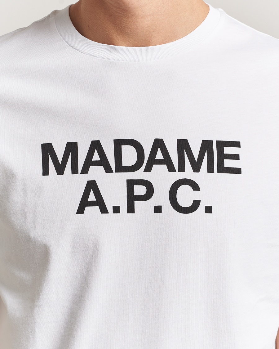 Men | T-Shirts | A.P.C. | Madame T-Shirt White