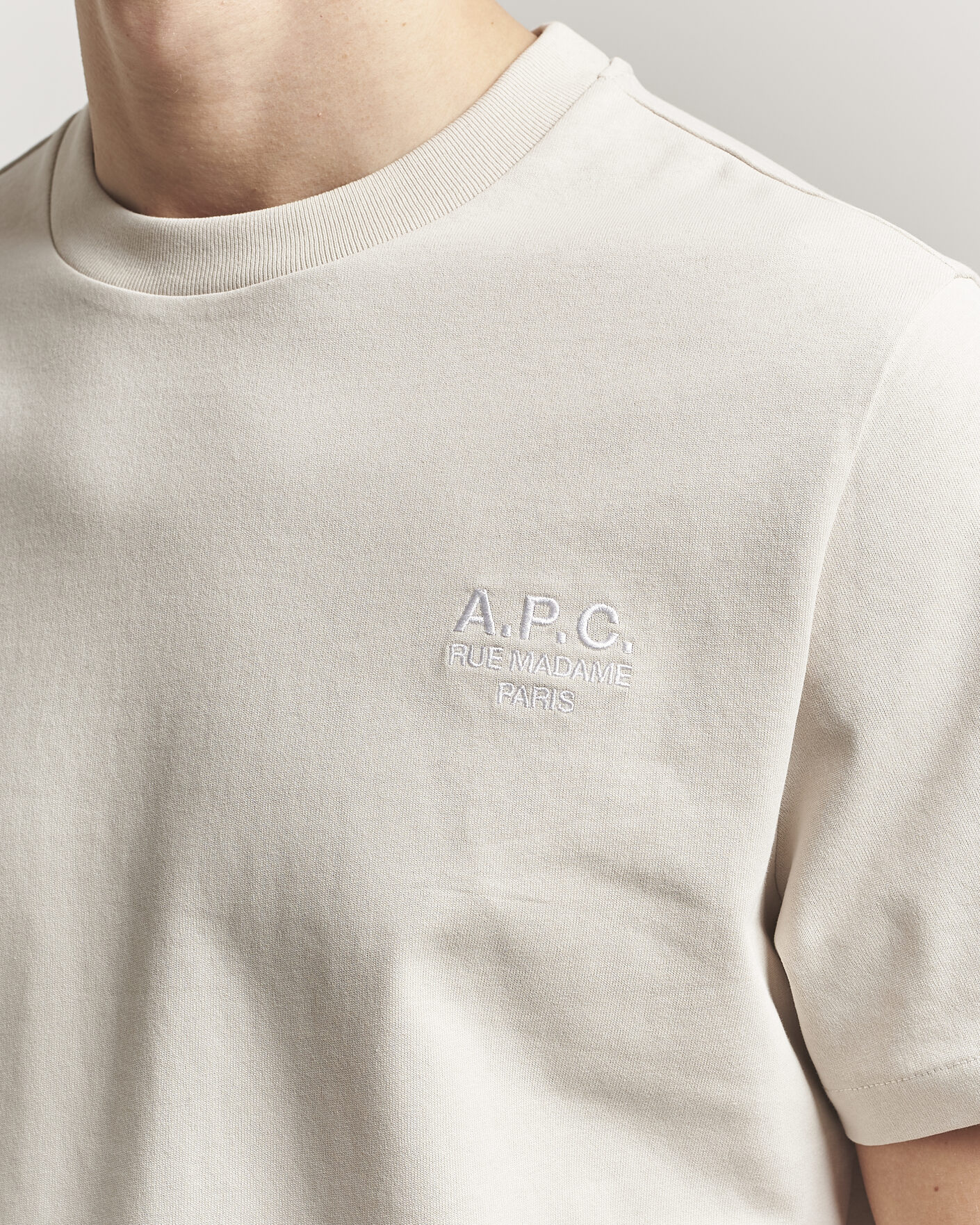 Men | T-Shirts | A.P.C. | Rue Madame T-Shirt Mastic