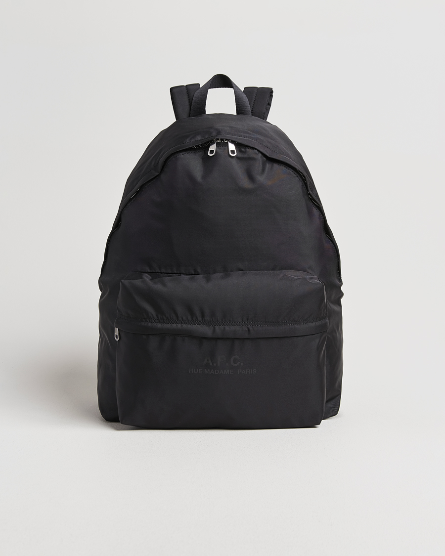 Men | Bags | A.P.C. | Backstage Nylon Cordura Backpack Black
