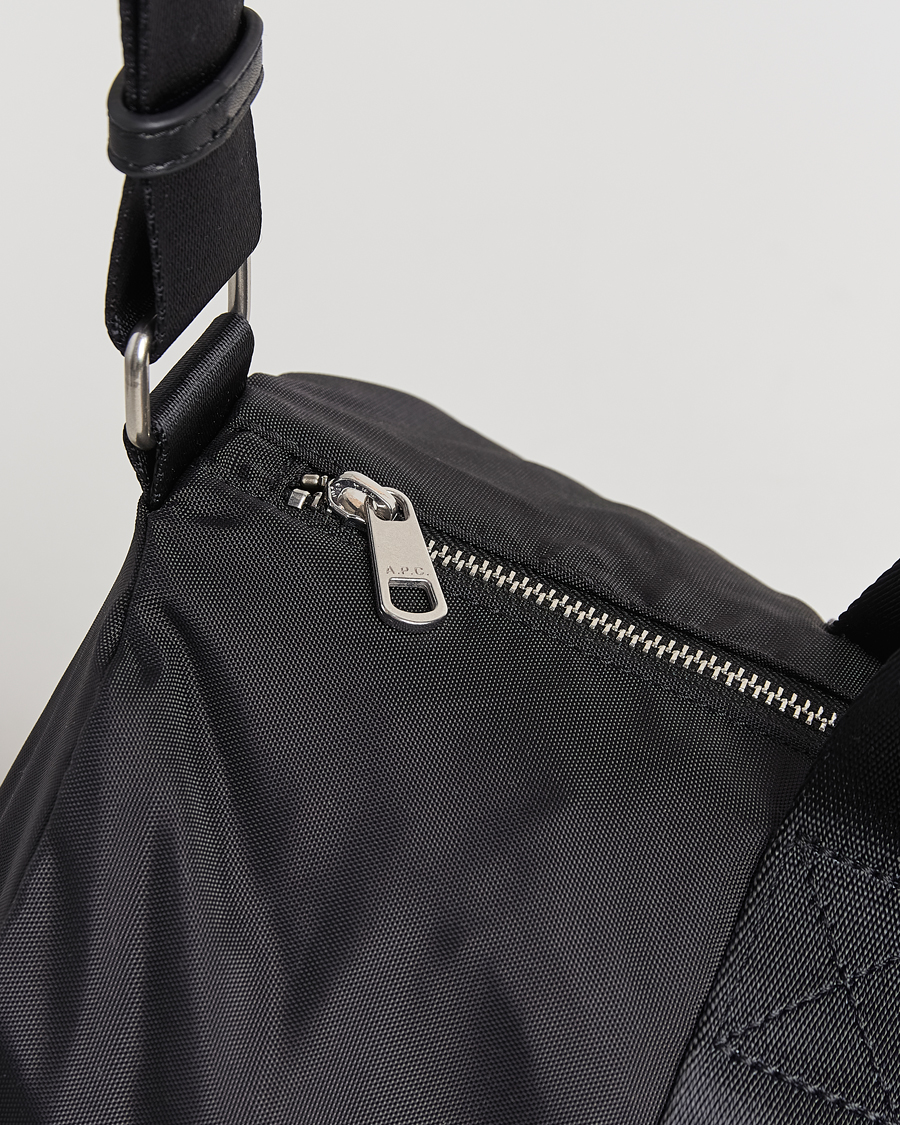 Men | A.P.C. Backstage Nylon Cordura Gym Bag Black | A.P.C. | Backstage Nylon Cordura Gym Bag Black