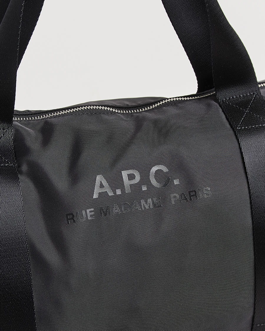 A.P.C. Backstage Nylon Cordura Gym Bag Black at CareOfCarl.com
