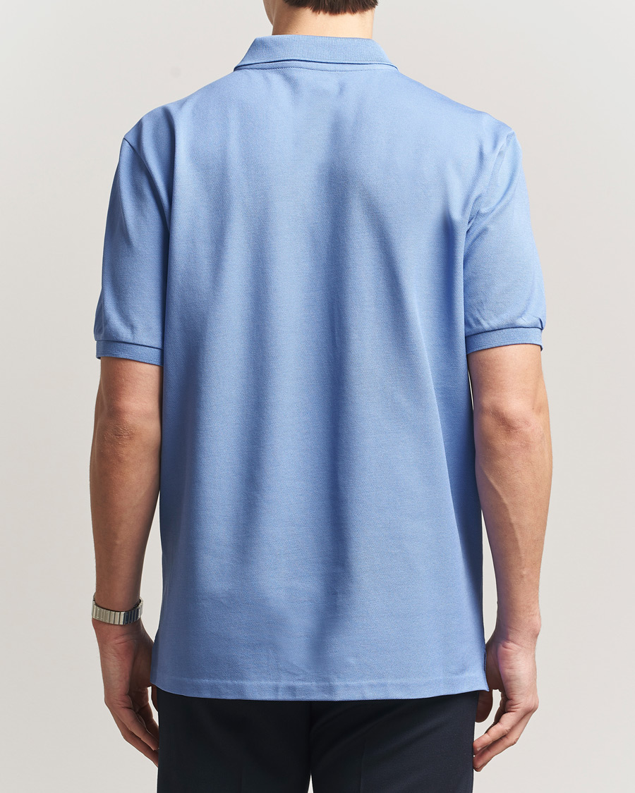 Men | Polo Shirts | Ralph Lauren Purple Label | Mercerized Cotton Polo Light Blue