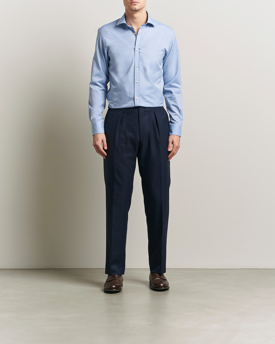 Men | Shirts | Ralph Lauren Purple Label | Oxford Button Down Shirt Light Blue