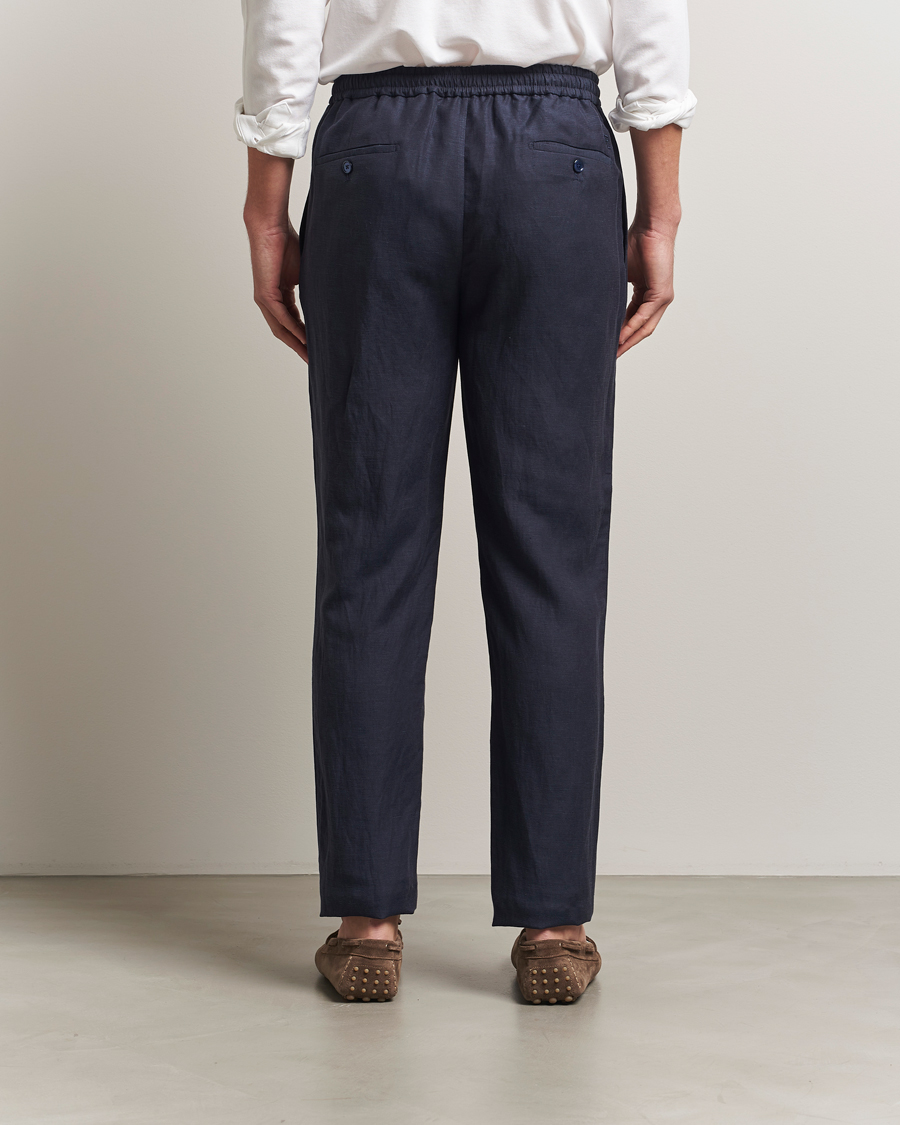 Men | Trousers | Ralph Lauren Purple Label | Dorset Drawstring Trousers Chairman Navy