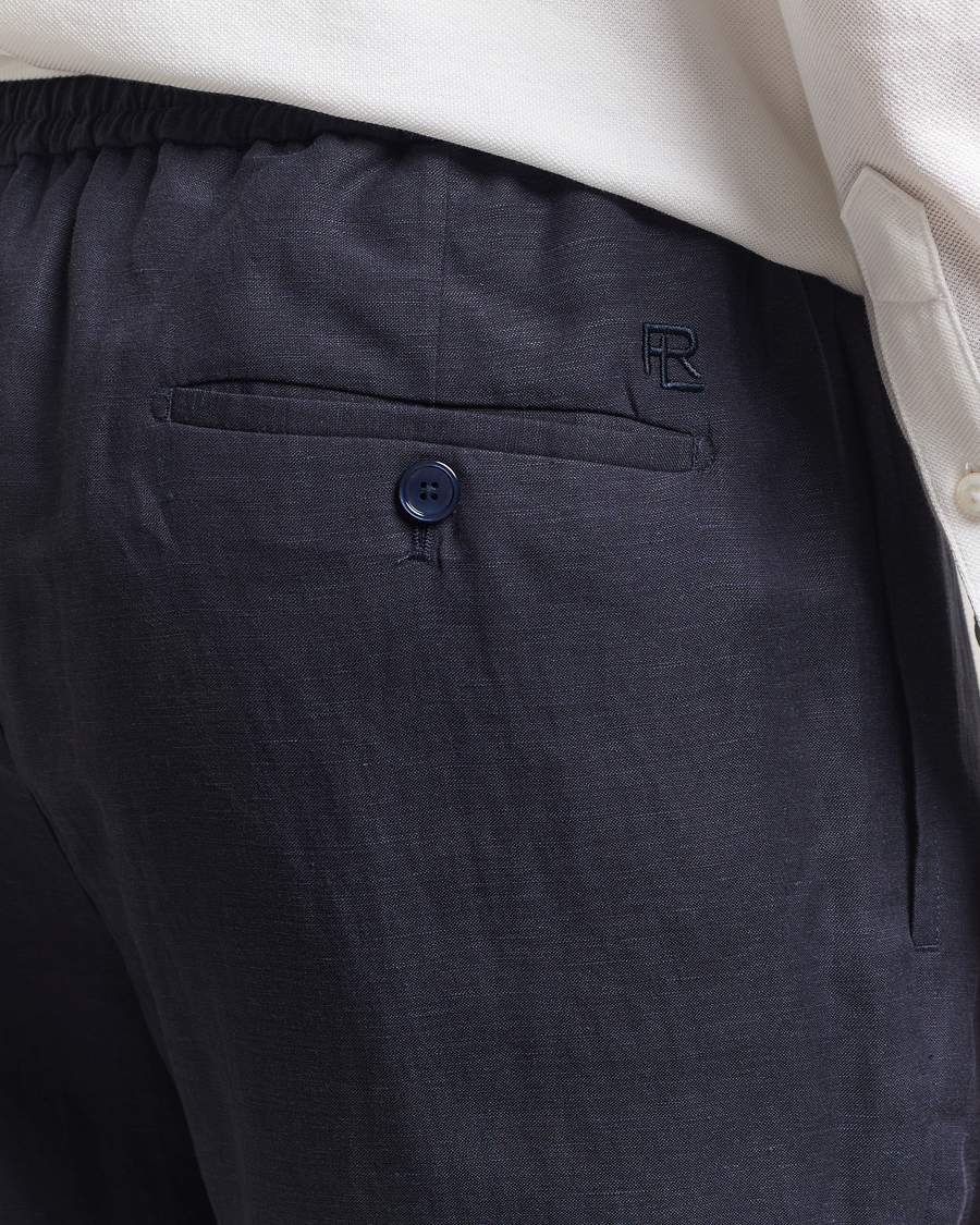 Men | Trousers | Ralph Lauren Purple Label | Dorset Drawstring Trousers Chairman Navy