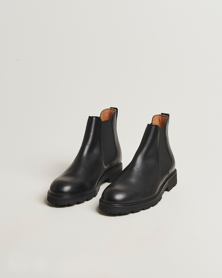 Men | Boots | UBR | Thunder Chelsea Leather Boot Black