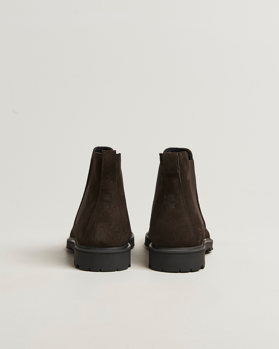 Men | Boots | UBR | Thunder Chelsea Suede Boot Dark Brown