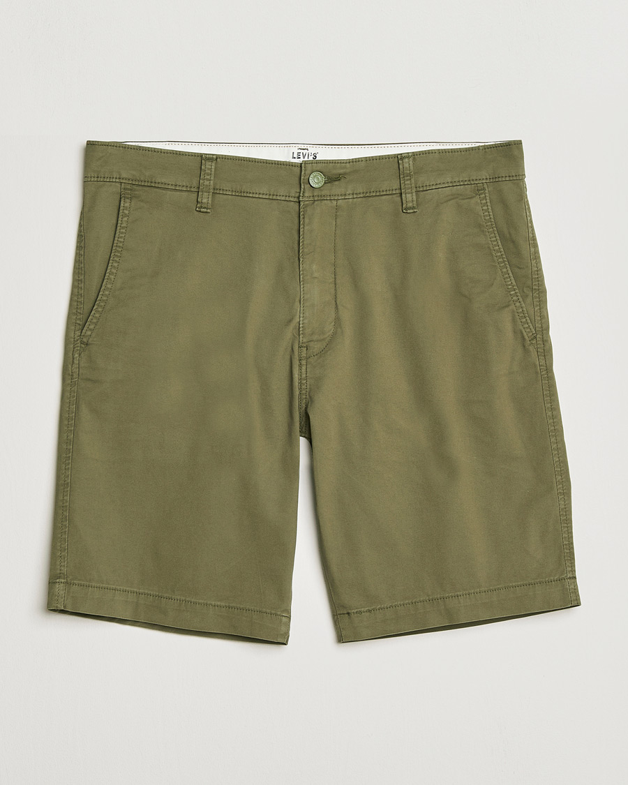 Men | Shorts | Levi's | Garment Dyed Chino Shorts Bunker Olive