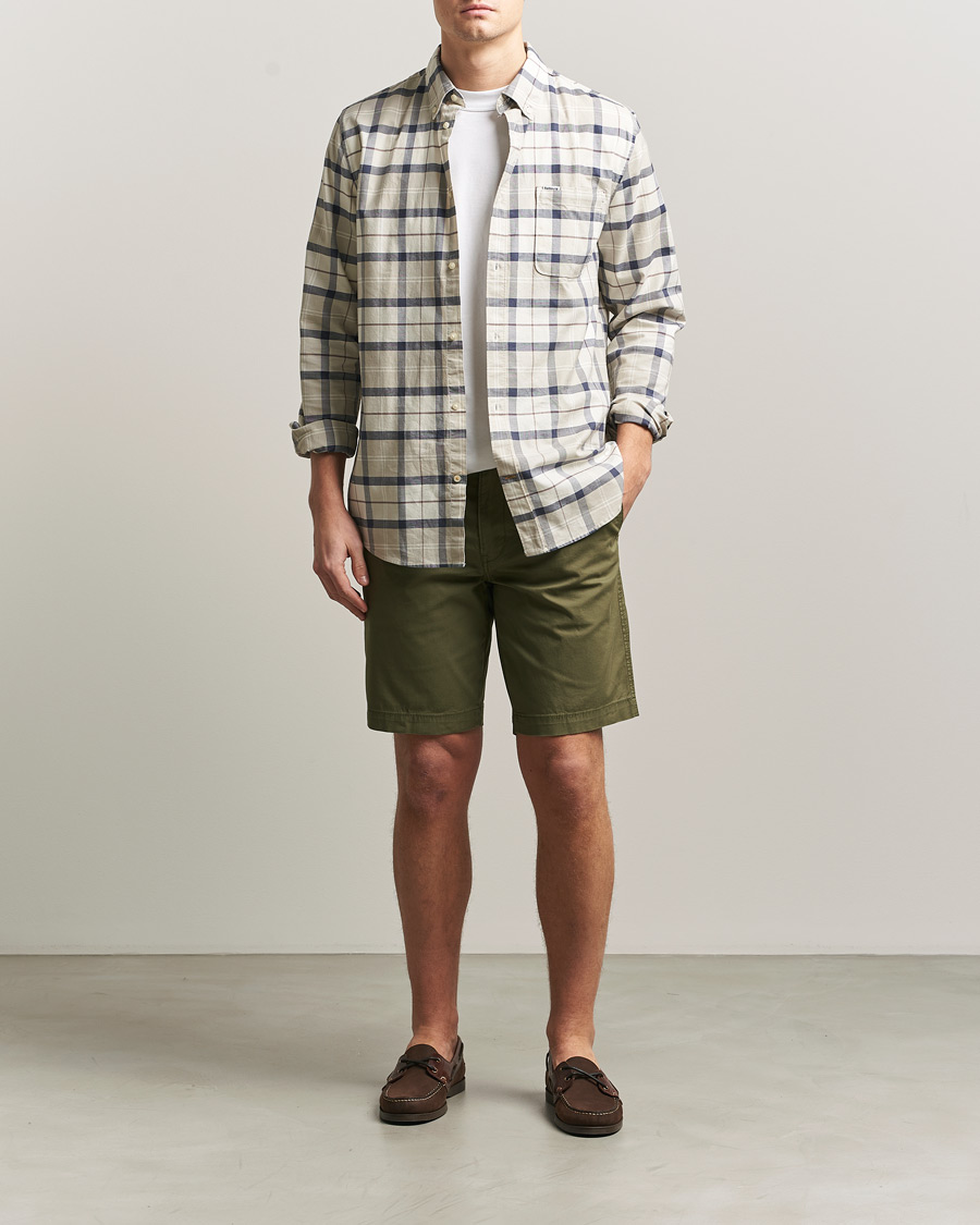 Men | Shorts | Levi's | Garment Dyed Chino Shorts Bunker Olive