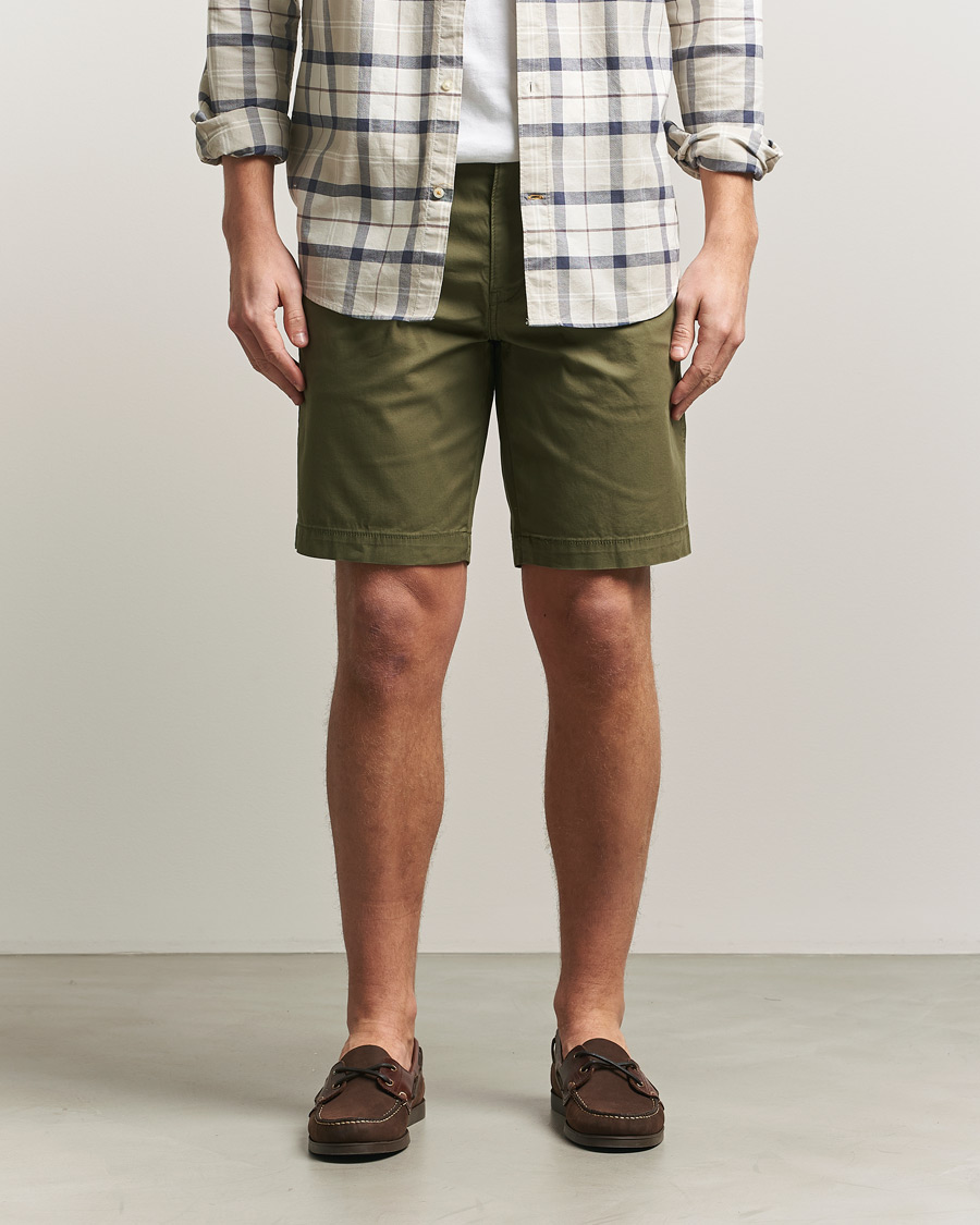 Men | Shorts | Levi's | Garment Dyed Chino Shorts Bunker Olive