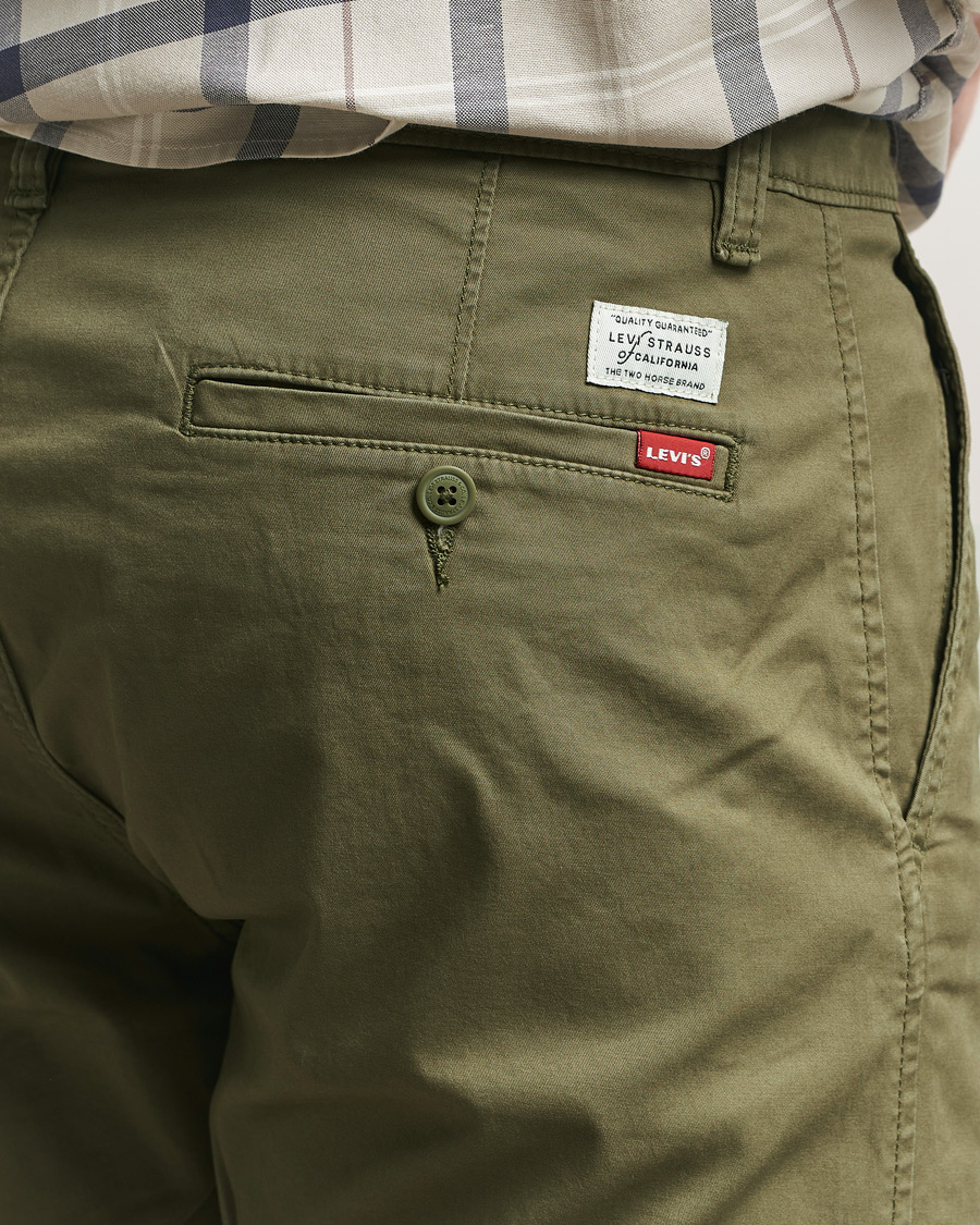 Men | Shorts | Levi's | Garment Dyed Chino Shorts Bunker Olive