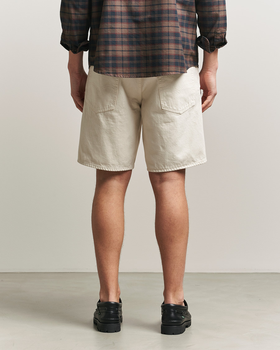 Men | Shorts | Levi's | 468 Loose Denim Shorts Ecru Bone