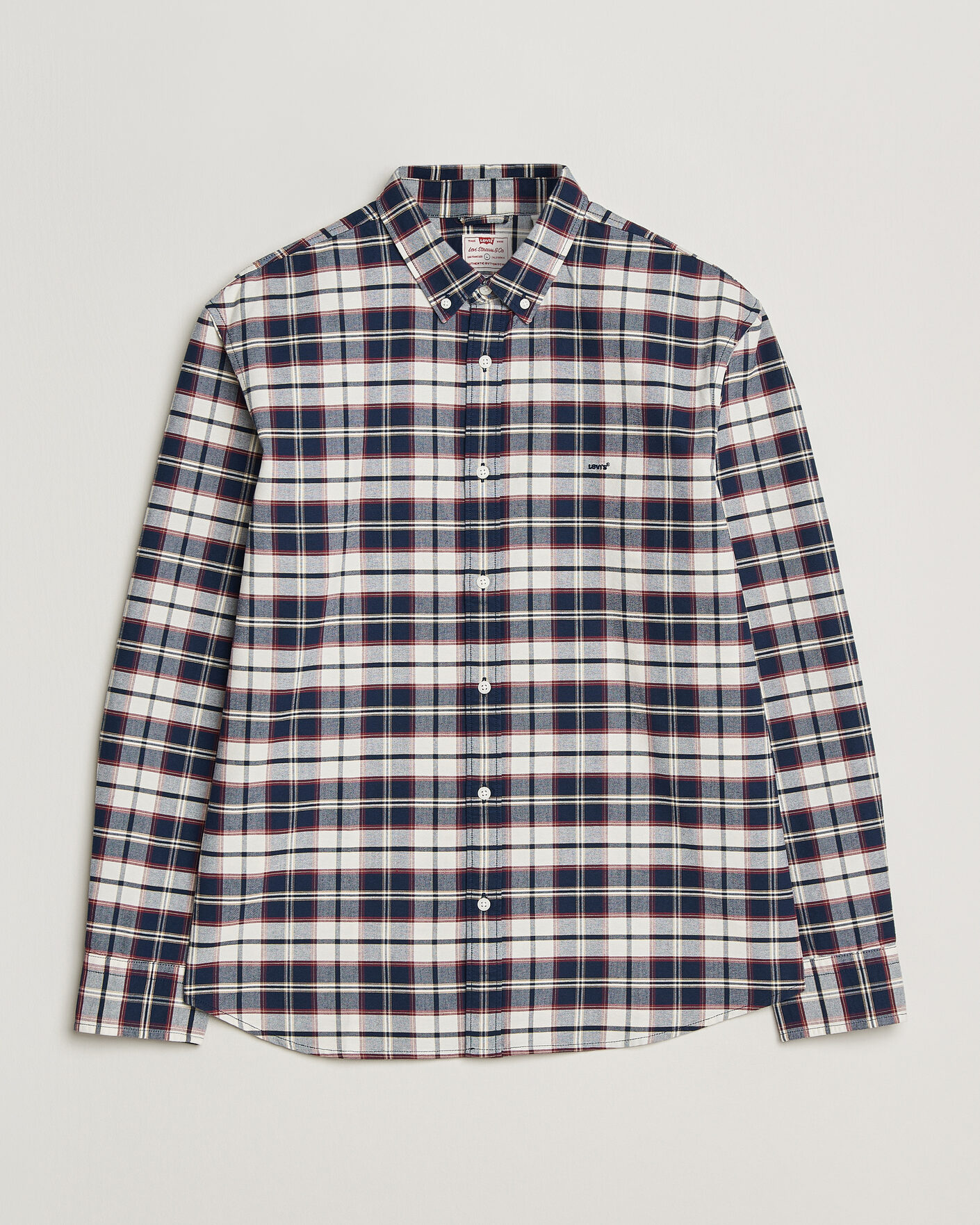 Men | Shirts | Levi's | Cotton Checked Shirt Dress Blues