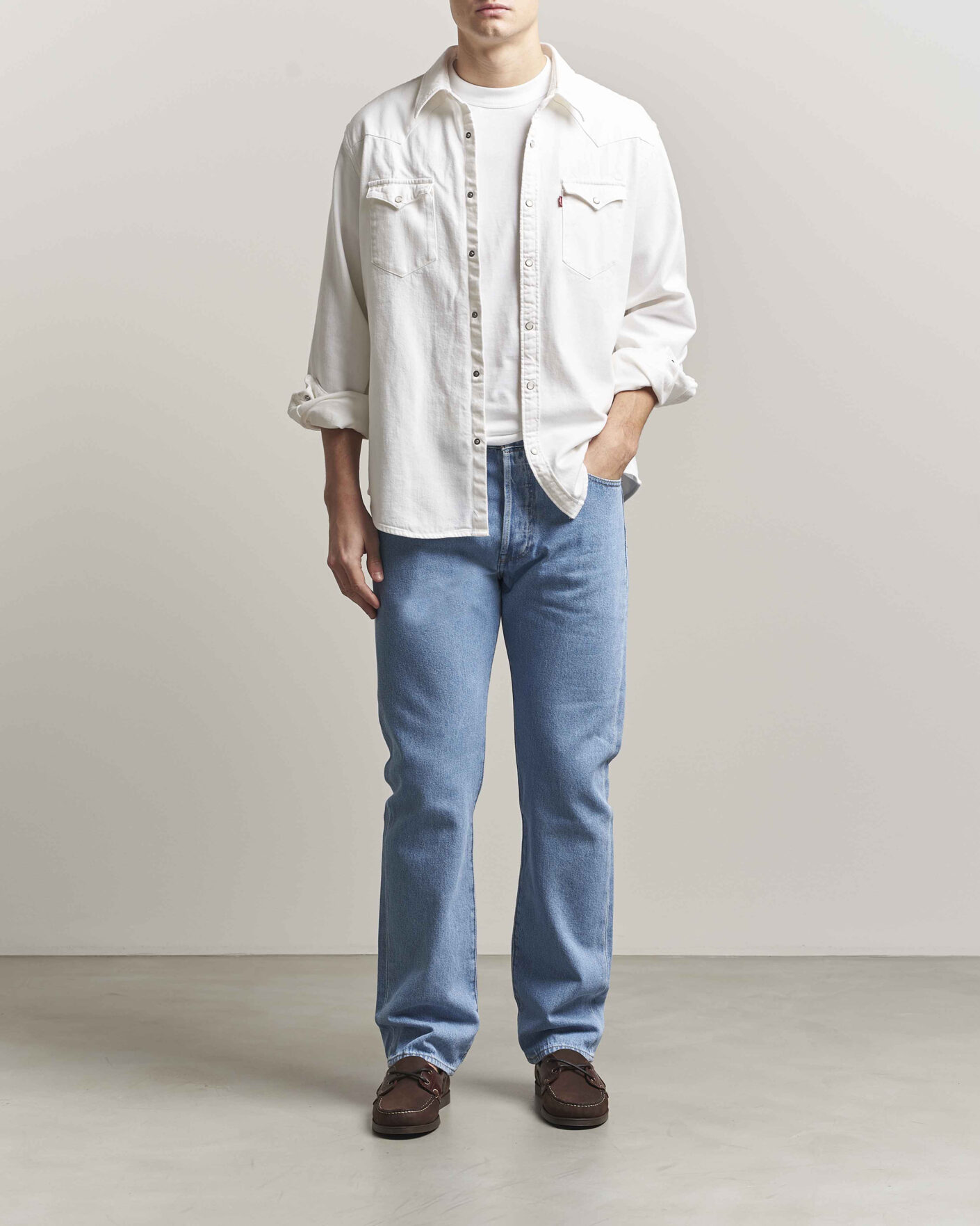 Men | Shirts | Levi's | Barstow Western Standard Shirt Cloudy Skys