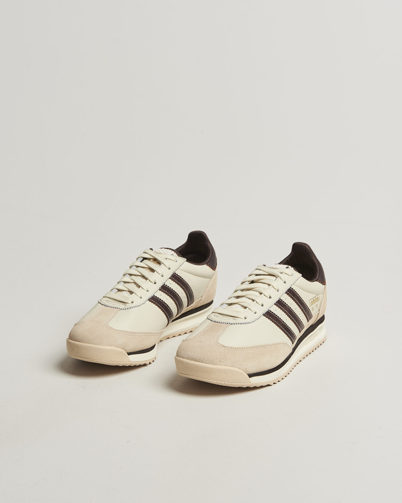 Men | Sneakers | adidas Originals | SL 72 RS Sneaker Off White/Brown
