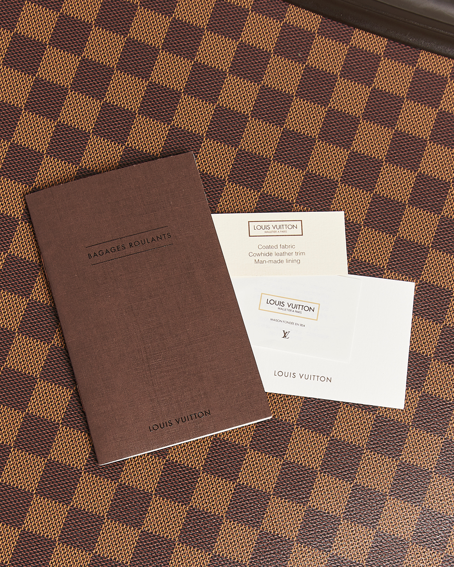 Men | Louis Vuitton Pre-Owned Pegase Trolley Case 50 Damier Ebene | Louis Vuitton Pre-Owned | Pegase Trolley Case 50 Damier Ebene