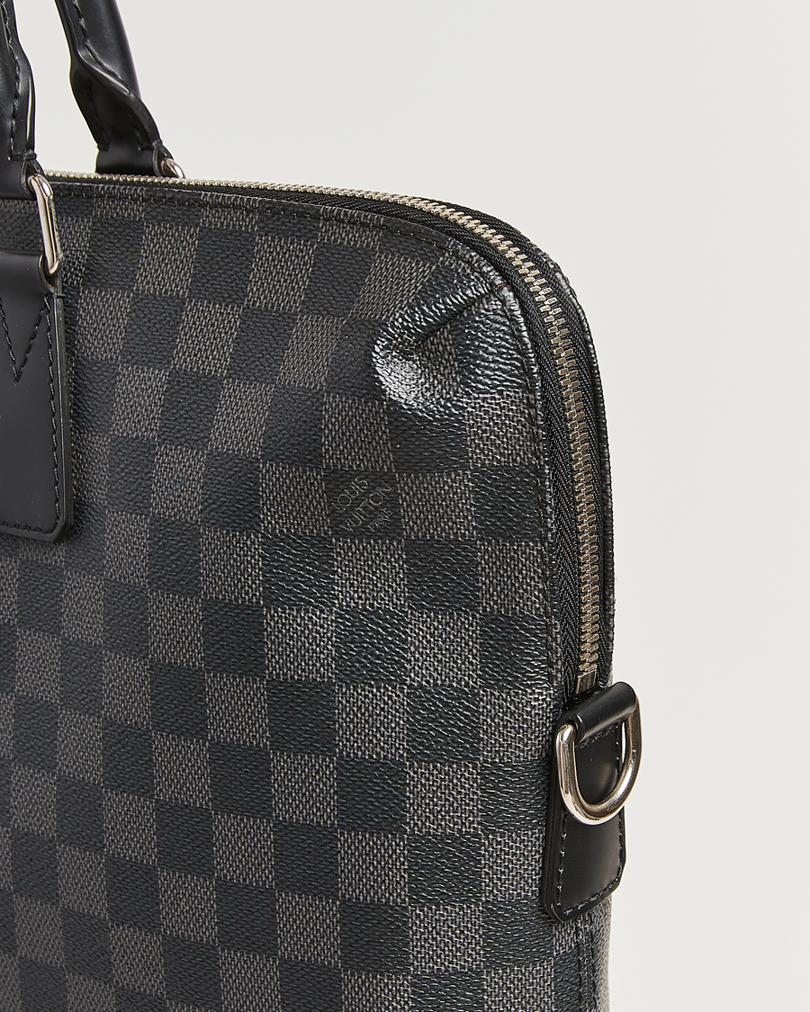 Men | Pre-Owned & Vintage Bags | Louis Vuitton Pre-Owned | Porte Documents Jour Damier Graphite