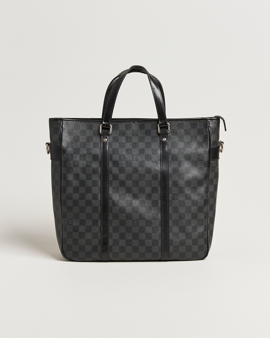 Men | Louis Vuitton Pre-Owned Tadao Tote Bag Damier Graphite | Louis Vuitton Pre-Owned | Tadao Tote Bag Damier Graphite