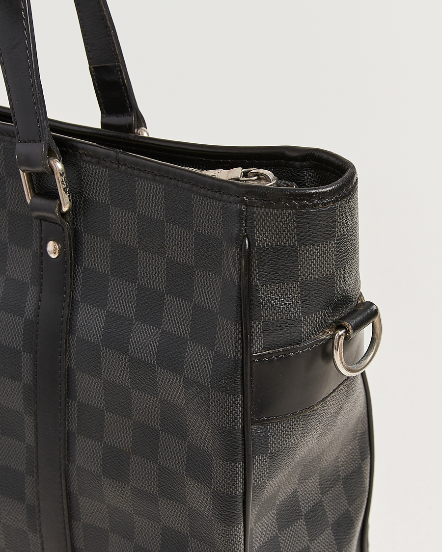 Men | Louis Vuitton Pre-Owned Tadao Tote Bag Damier Graphite | Louis Vuitton Pre-Owned | Tadao Tote Bag Damier Graphite