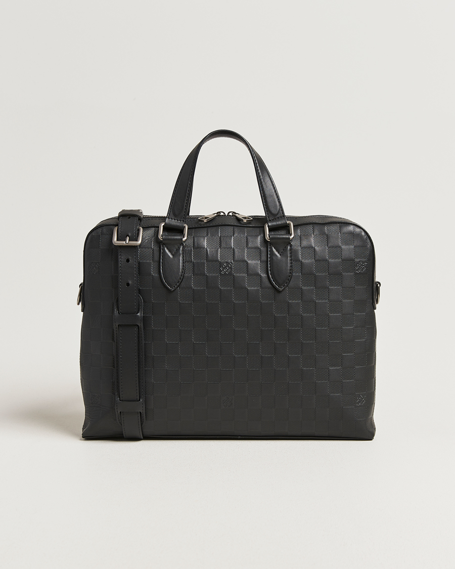 Men | Louis Vuitton Pre-Owned Porte Documents Studio Damier Infini | Louis Vuitton Pre-Owned | Porte Documents Studio Damier Infini