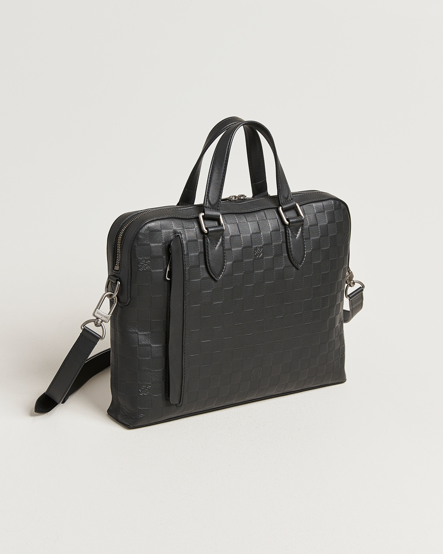 Men | Louis Vuitton Pre-Owned Porte Documents Studio Damier Infini | Louis Vuitton Pre-Owned | Porte Documents Studio Damier Infini