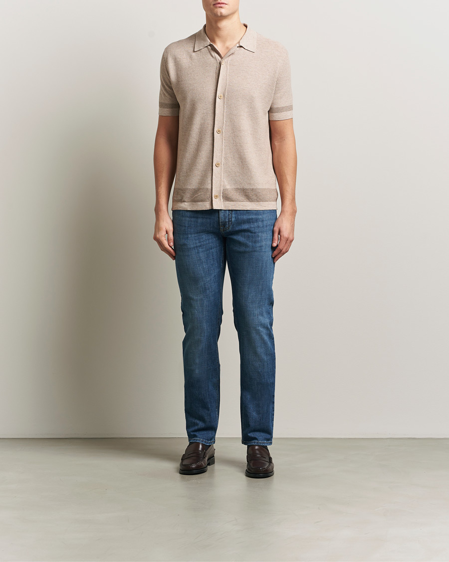 Men | Shirts | Brioni | Cotton/Linen Cuban Shirt Beige