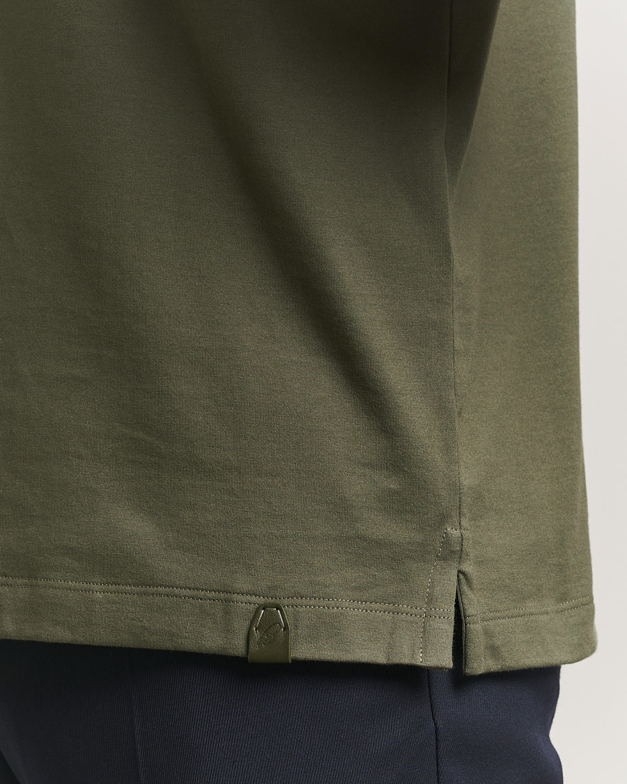 Men | T-Shirts | Brioni | Short Sleeve Cotton T-Shirt Military