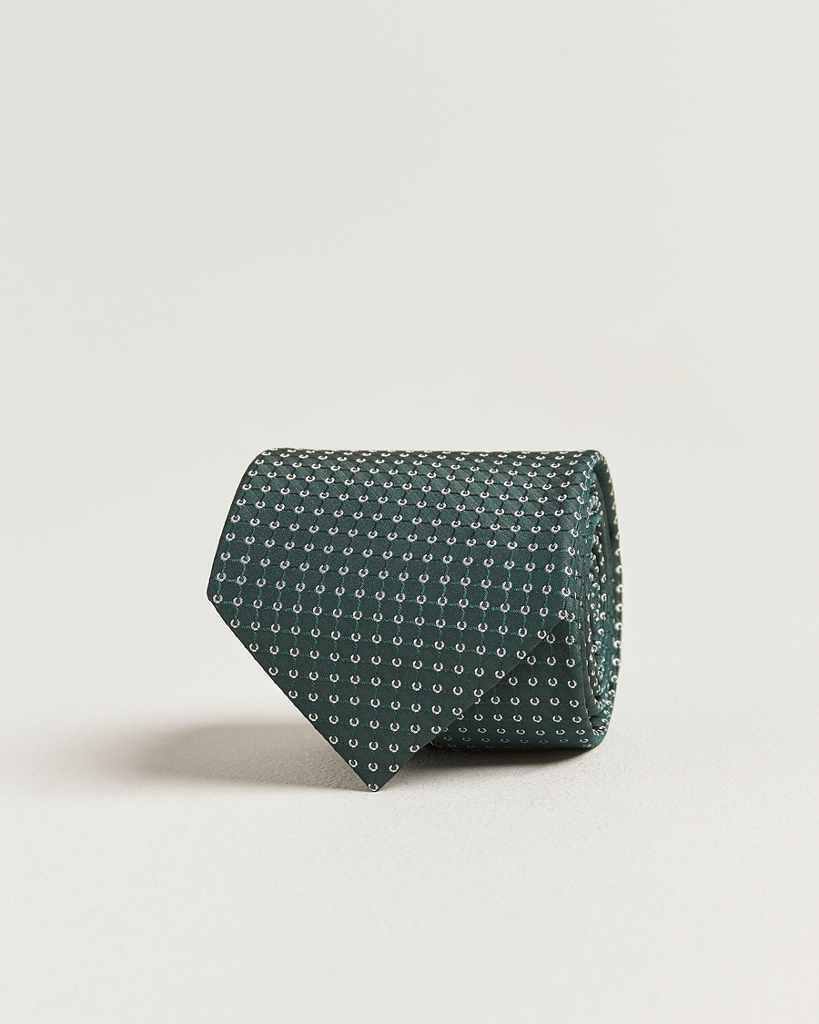 Men | Ties | Brioni | Microstructure Silk Tie Green