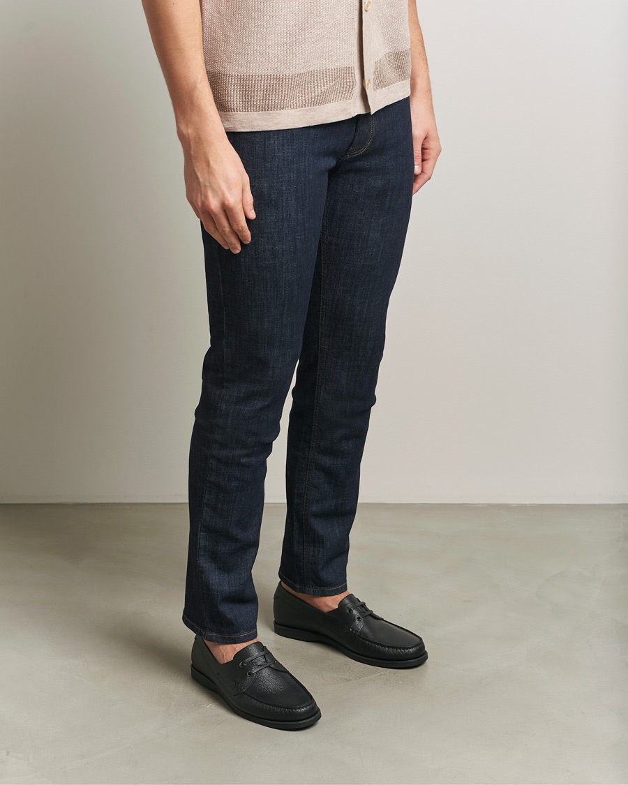 Men | Boat Shoes | Brioni | Grain Leather Boat Shoes Black Calf