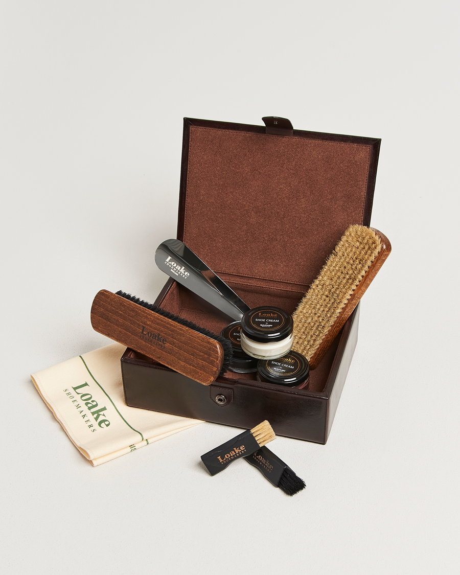 Men | Shoe Care | Loake Shoemakers | Saphir Small Leather Valet Box