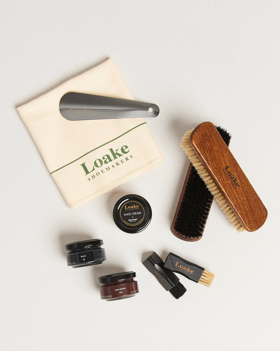 Men | Shoe Care | Loake Shoemakers | Saphir Small Leather Valet Box