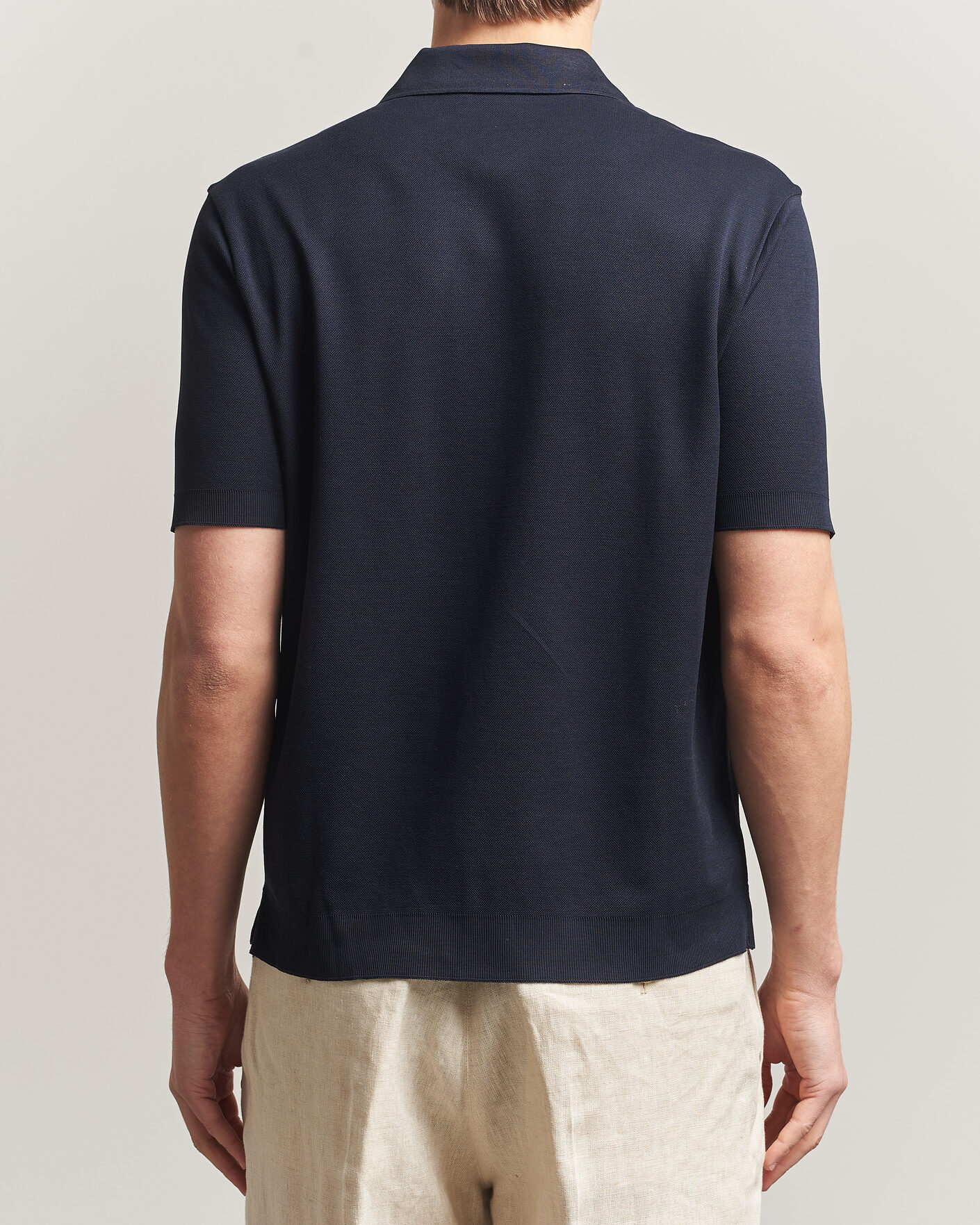 Men | Polo Shirts | Altea | Jersey Piquet Polo Navy