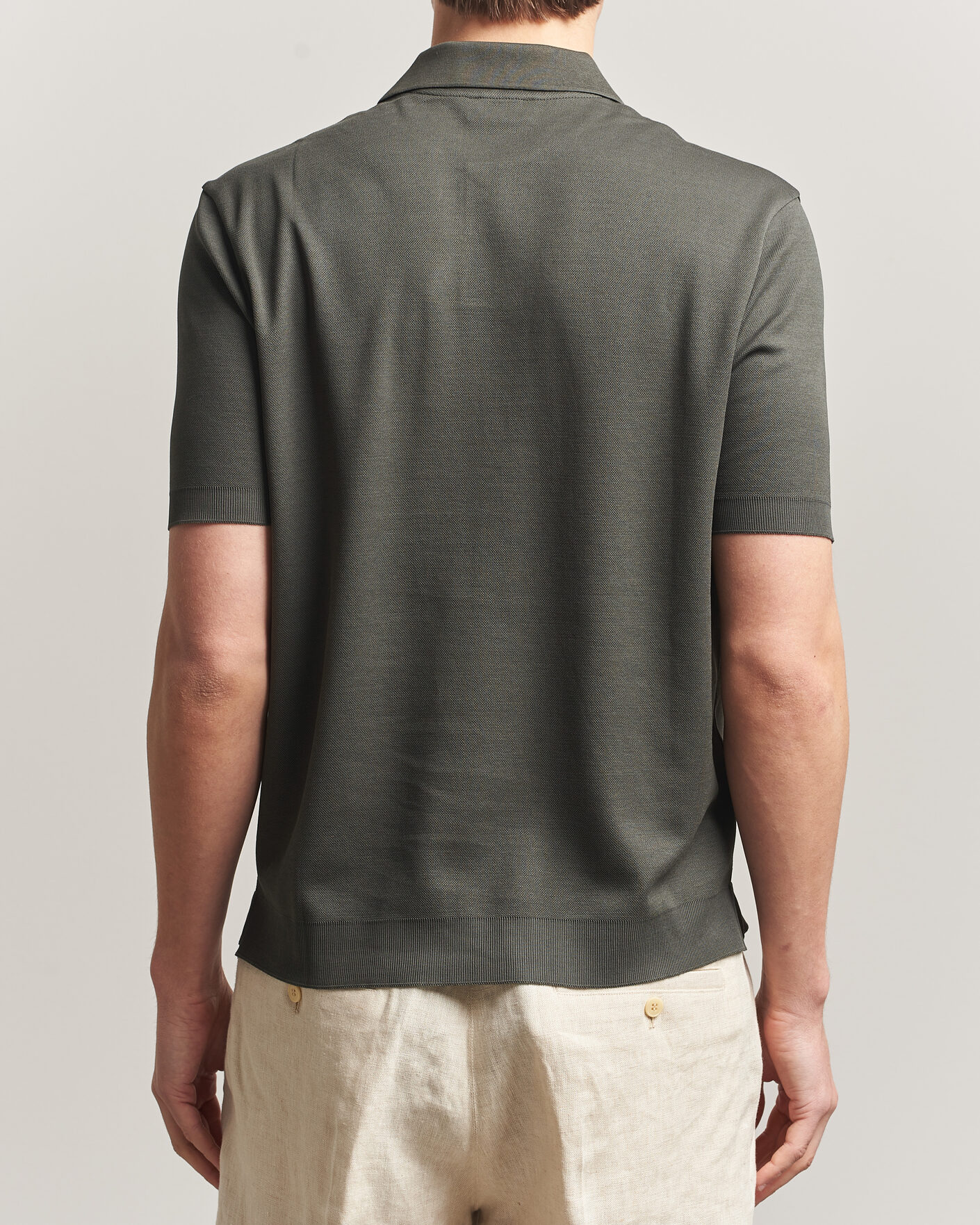 Men | Polo Shirts | Altea | Jersey Piquet Polo Dark Green