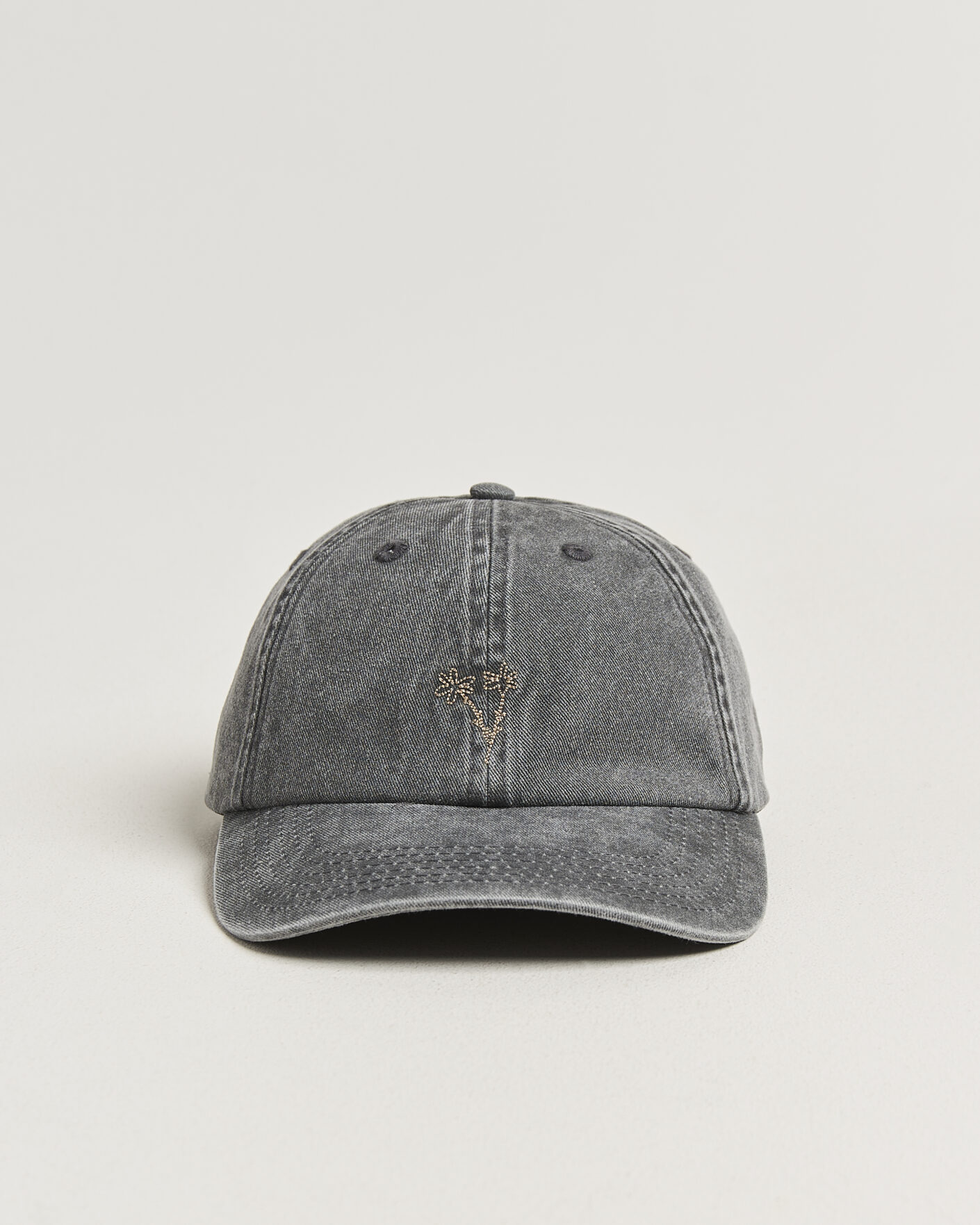 Men | Hats & Caps | Forét | Bouquet Heavy Washed Cap Washed Black