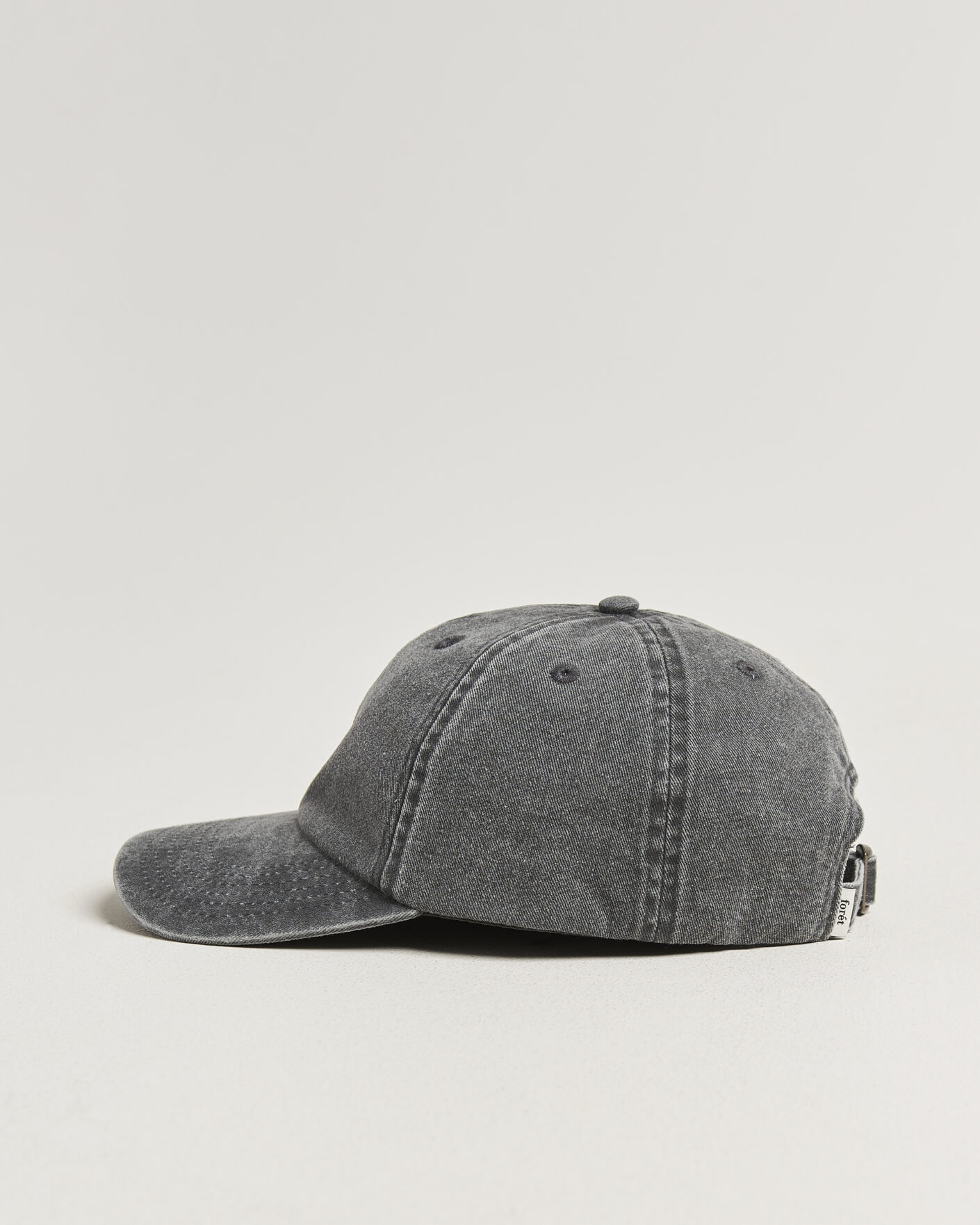 Men | Hats & Caps | Forét | Bouquet Heavy Washed Cap Washed Black